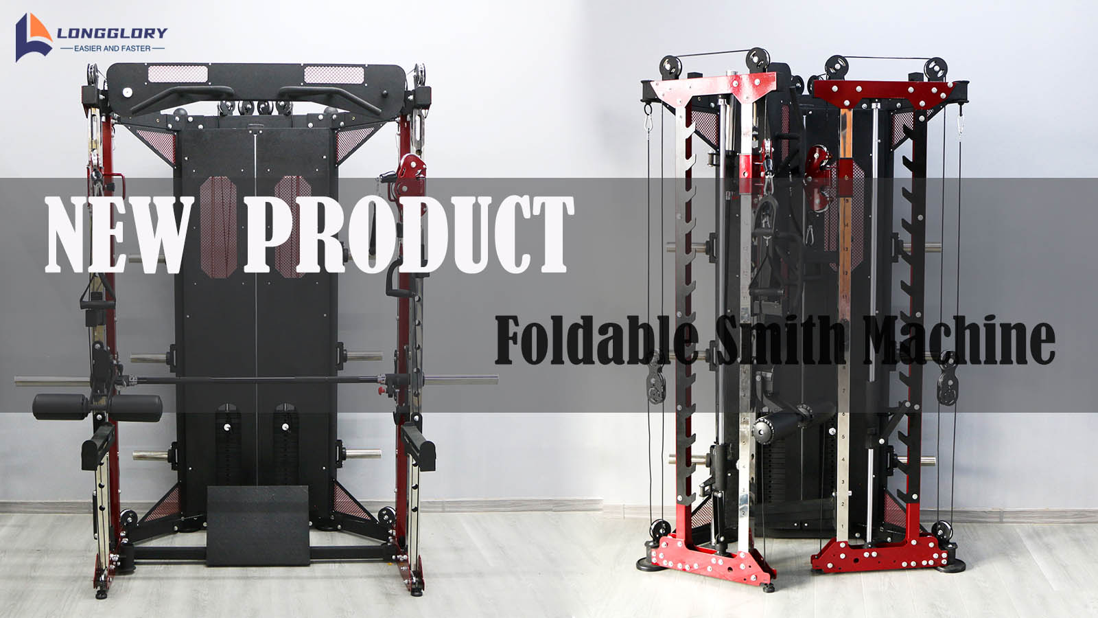 LongGlory Uusi tuote - Taitettava Smith Machine